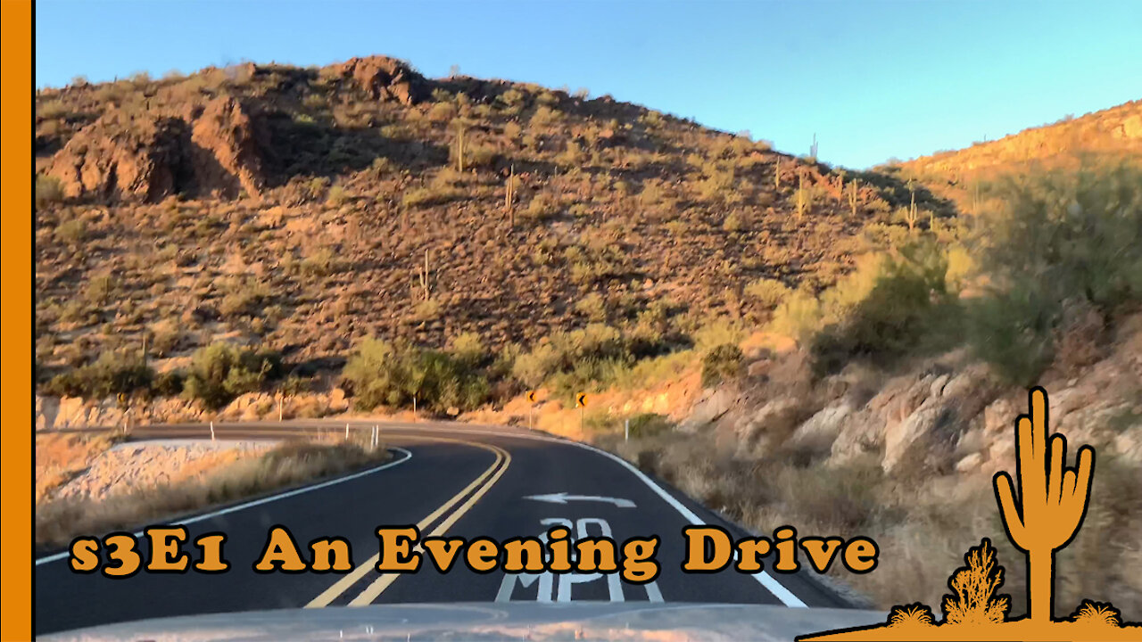 An Evening Drive in the Desert