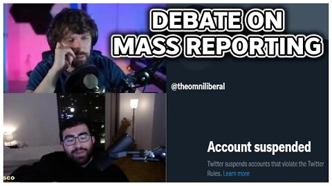 Destiny And Pisco Debate On Mass Reporting