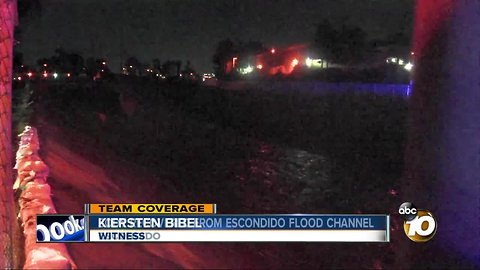 Body recovered from Escondido flood channel