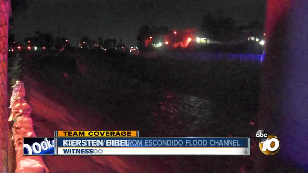 Body recovered from Escondido flood channel