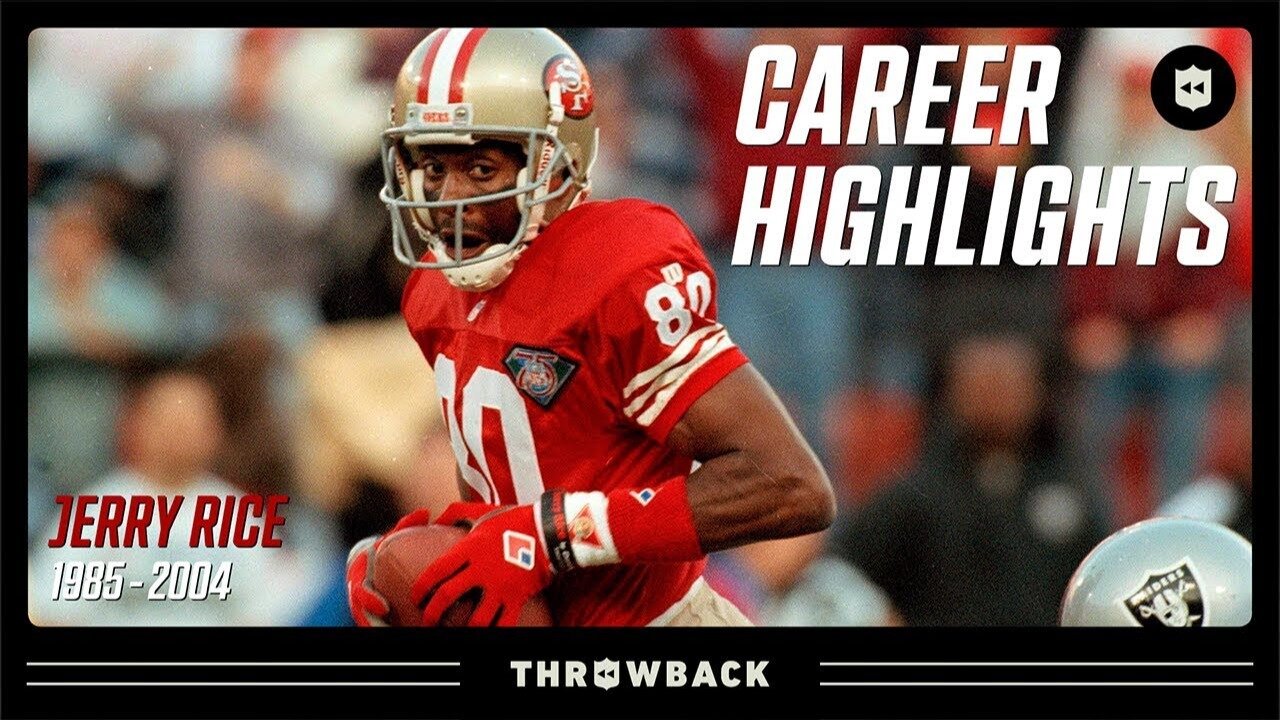 Jerry Rice's G.O.A.T Career Highlights | NFL Legend