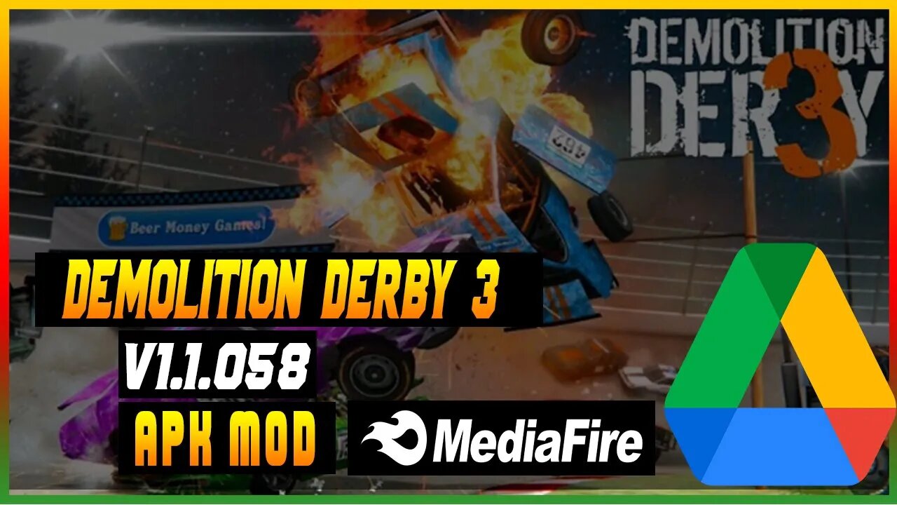 Demolition Derby 3 v1.1.058 Apk Mod [Dinheiro Infinito] - ATUALIZADO