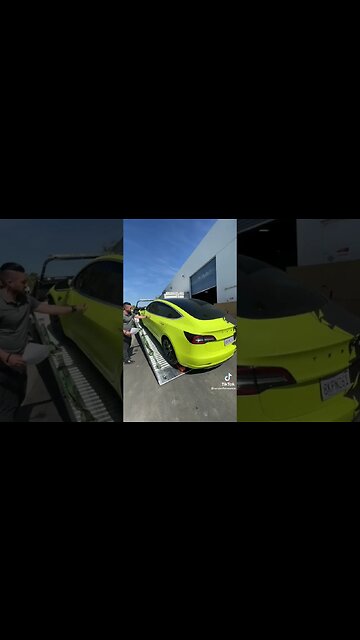 Tesla delivery fail 🤣