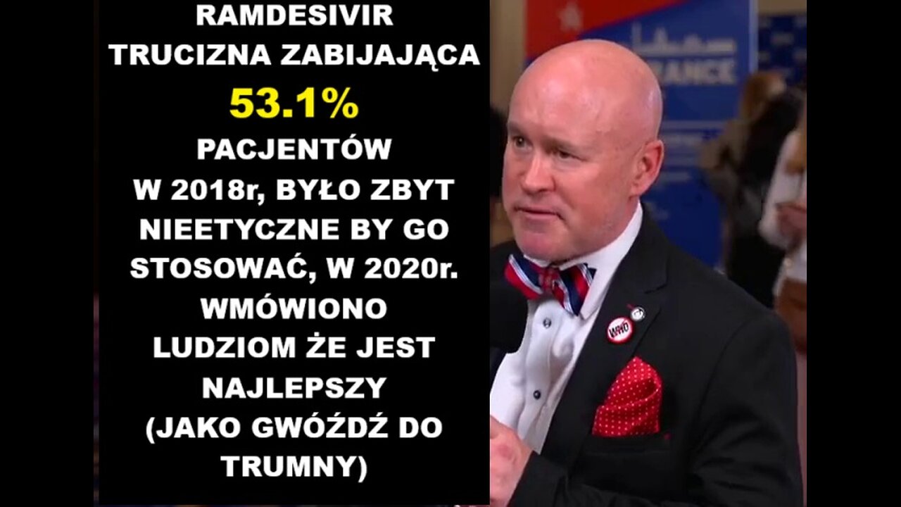 REMDESIVIR TRUCIZNA ZABIJAJĄCA 53.1% PACJENTÓW