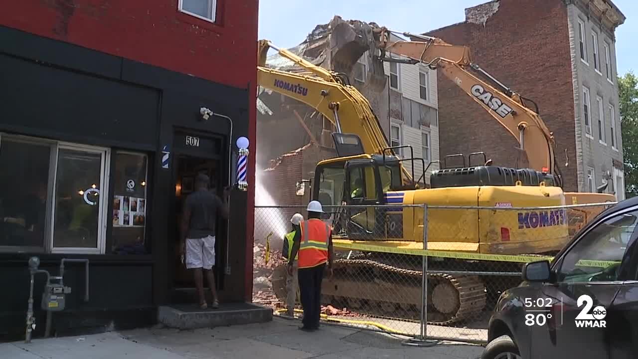 Property owner cited for defective wall prior to building collapse in West Baltimore