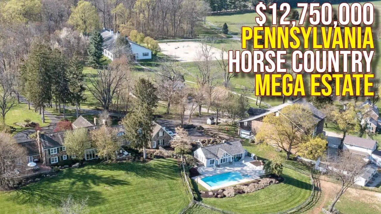 Touring $12,750,000 Horse Country Mega Estate!