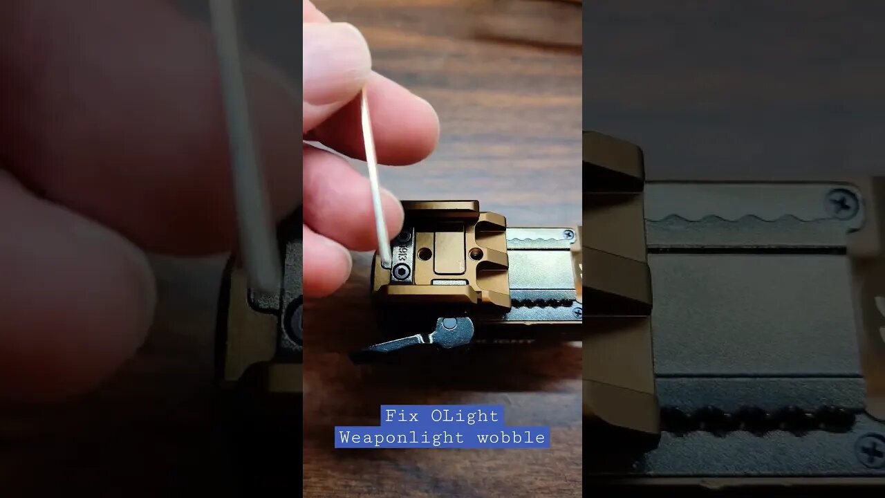 Fix OLight Baldr-S wobble