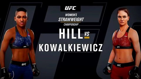 EA Sports UFC 3 Gameplay Karolina Kowalkiewicz vs Angela Hill