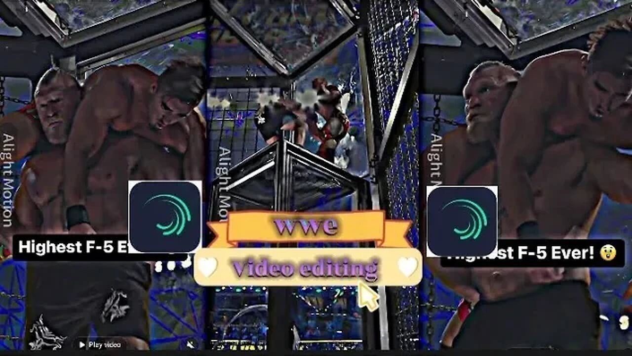 wwe video kaise edit kare |wwe video edit tutorial |wwe video upload without copyright[alightmotion]