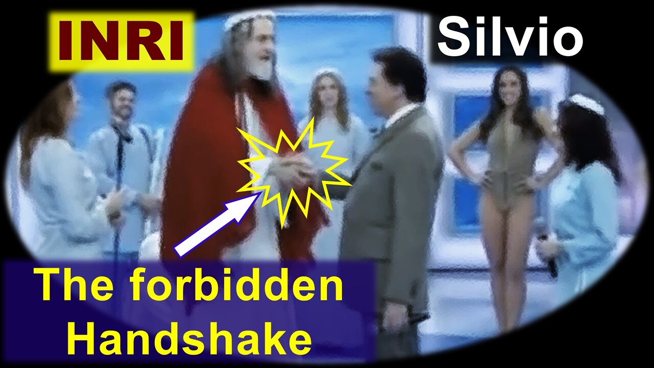 Why did INRI CHRIST shake SILVIO SANTOS' hand like that? - Henri Cosi