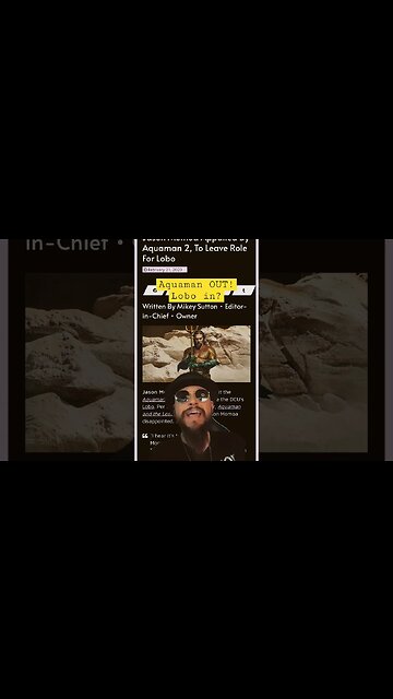 Aquaman 2 Is TERRIBLE! Jason Momoa To Leave ROLE! #shorts #dcuniverse