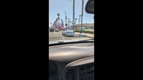 Trump Flags Support Sept 9-7-2024 Huntington Beach Pier!!!