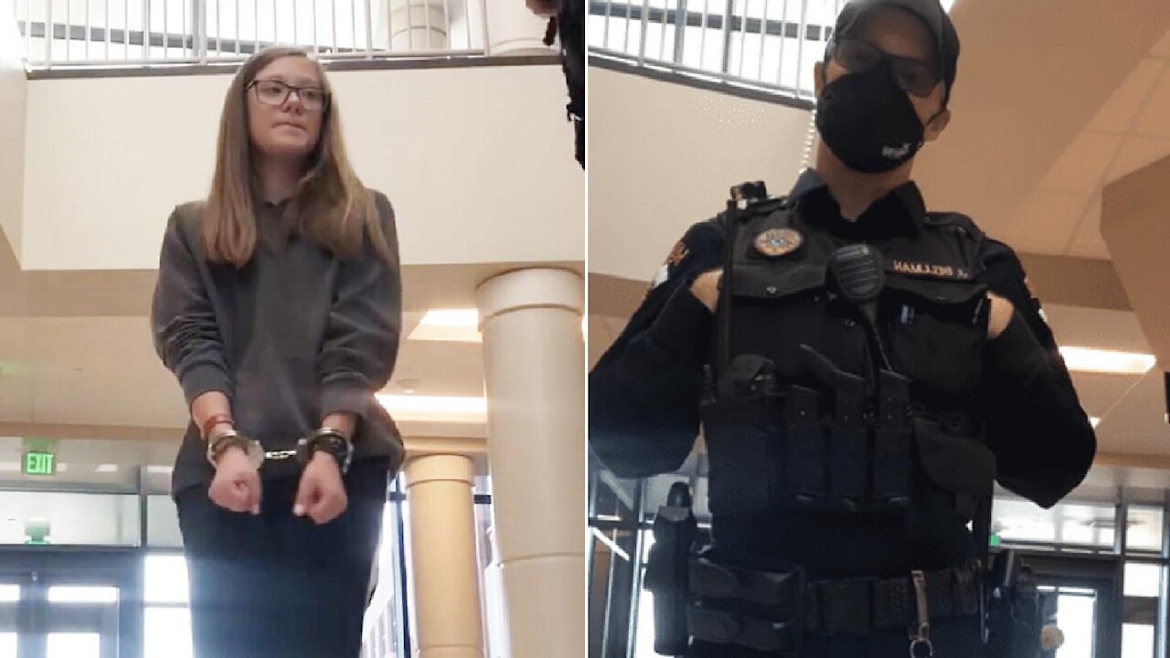 WATCH: 16-Year-Old Wyoming Student Arrested For Not Wearing Mask, Entire School Placed On Lockdown