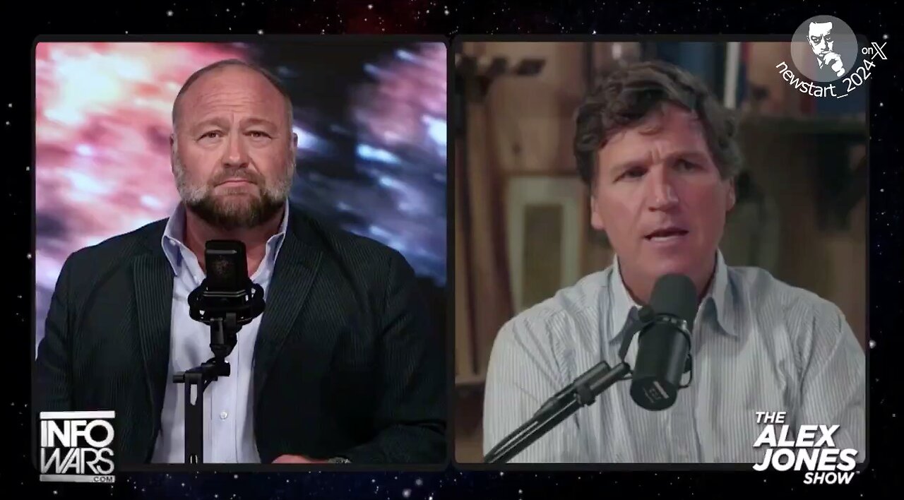 Tucker Carlson to Alex Jones: "I Think Elon has Done an Extraordinary Thing by Opening up X