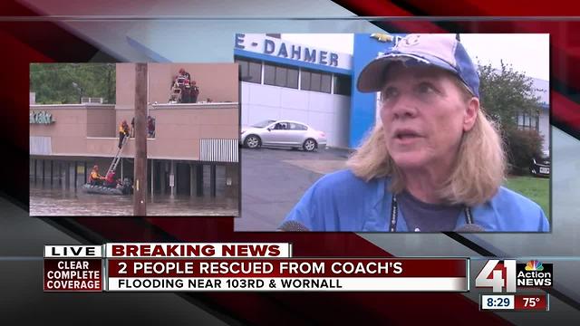 'It happened so quickly' Co-owner of south KC restaurant speaks after she was rescued from flooded restaurant