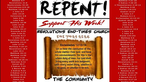 What's The Point in telling a bunch of fools to repent = CHANGE ENTIRELY WITHIN and WITHOUT Full S