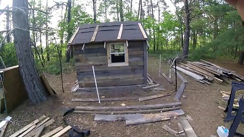 Garden Work & Putting Rustic Siding On Chicken Coop