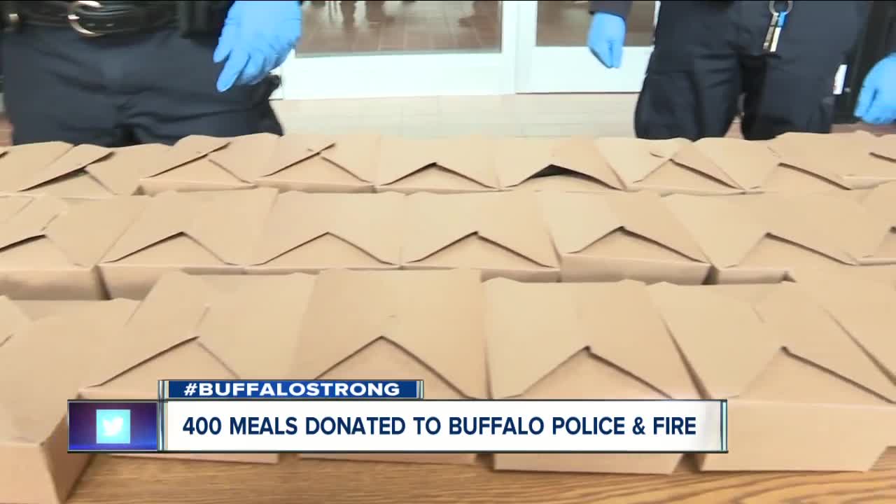 Special delivery for those on the Buffalo front lines