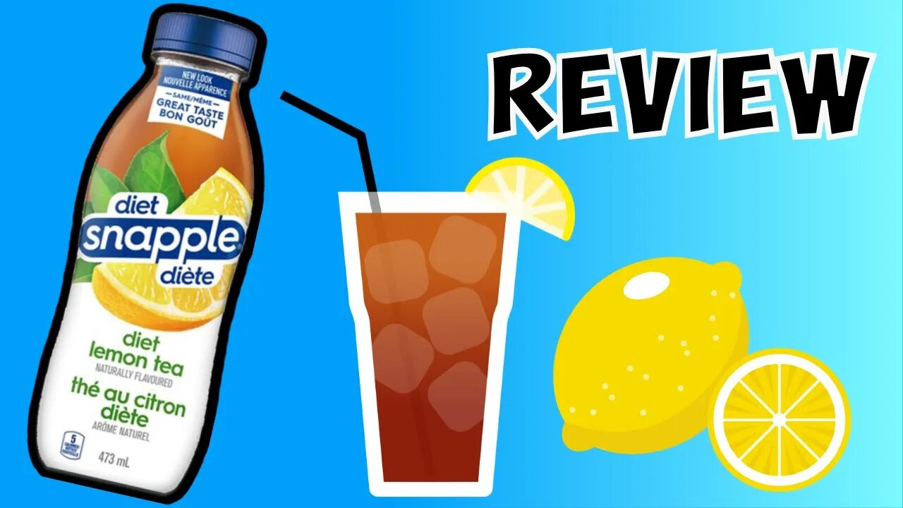 Snapple Diet Lemon Tea drink review