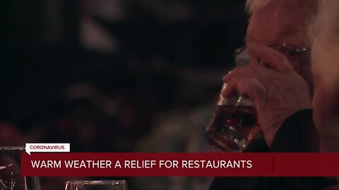 Stretch of warm November weather provides relief for restaurants