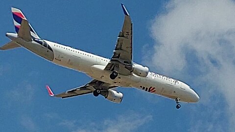 Airbus A321 PT-XPB coming from Manaus to Fortaleza