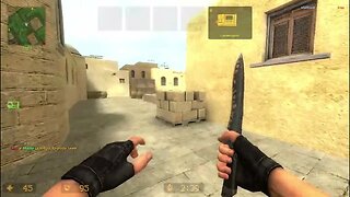 Counter Strike Source Dust 2 Bots #62 Only Knives