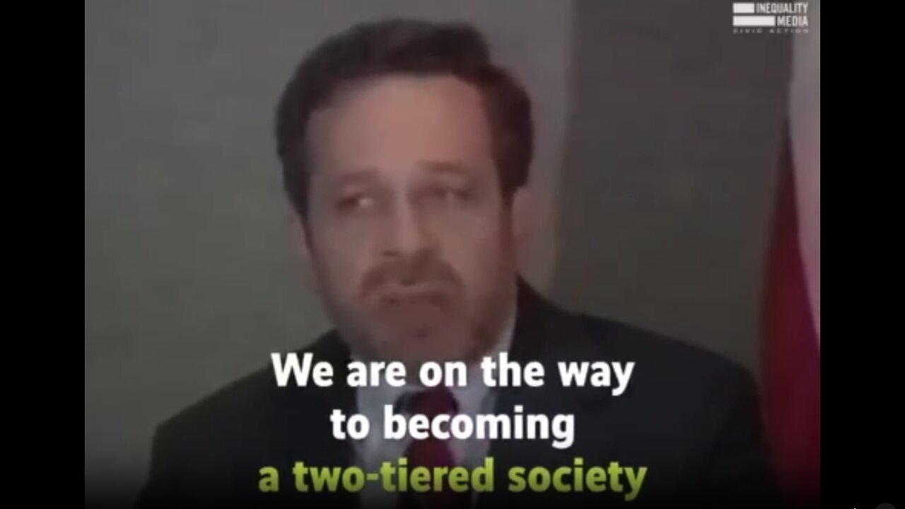 A Warning From 1994 Of A Two-Tiered Society! Robert Reich