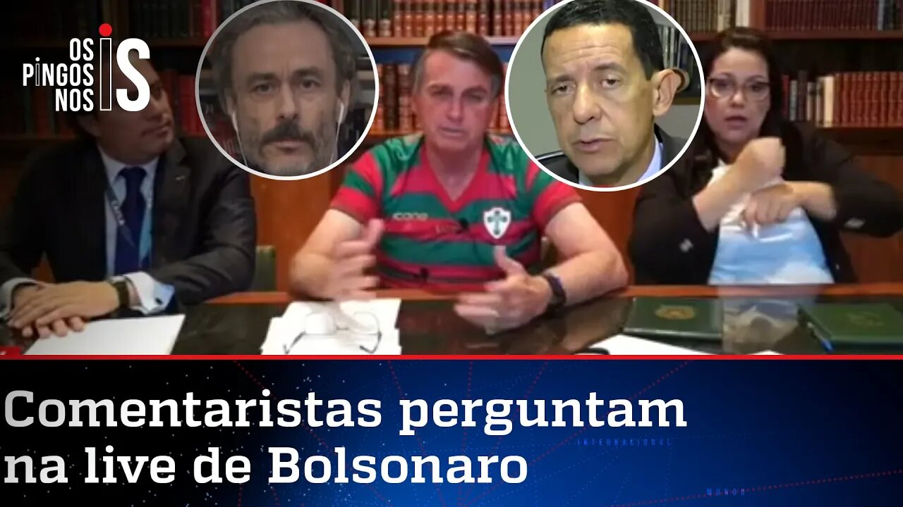 EXCLUSIVO: Entrevista durante a live de Jair Bolsonaro de 17/09/20