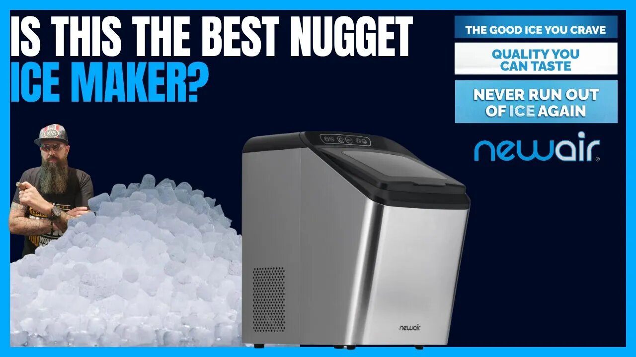 NewAir Ice Maker NIM030SS00 Unboxing and 24 Hour Ice Test 2023 | Cigar Prop