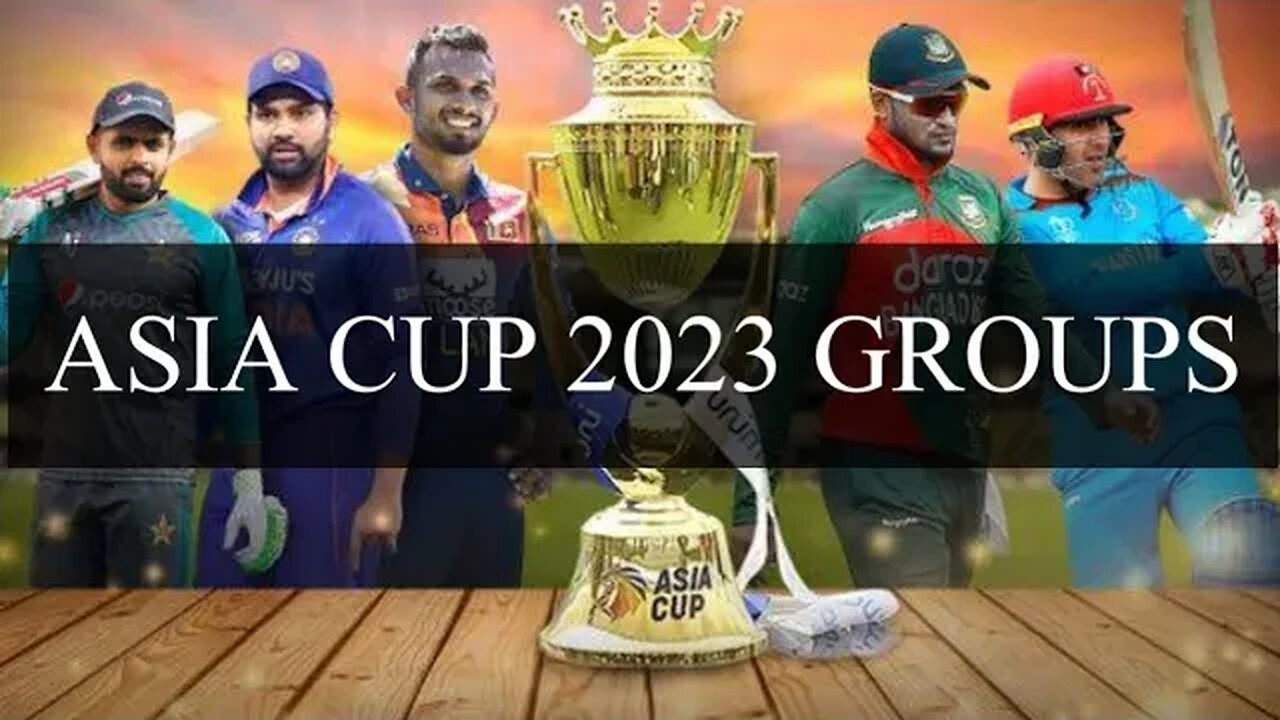 Asia Cup 2023 Groups announced #asiacup #pakvsind