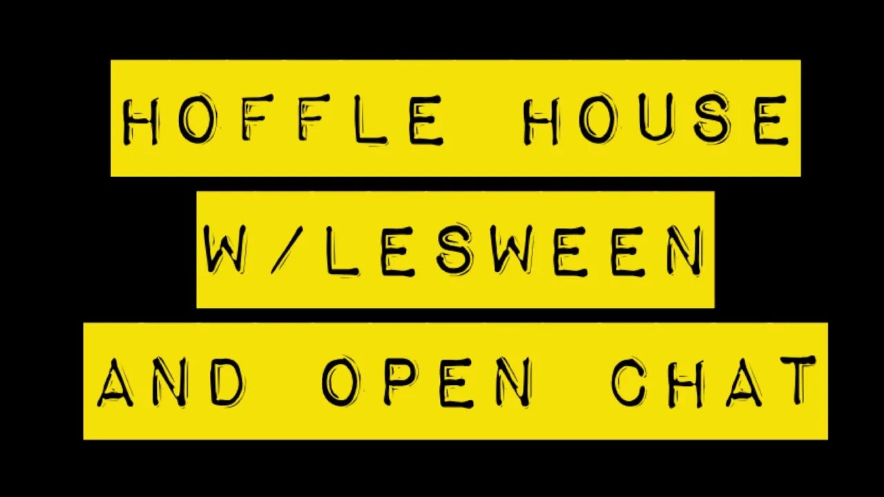 Hoffle House LIVE w/Le Sween Machine