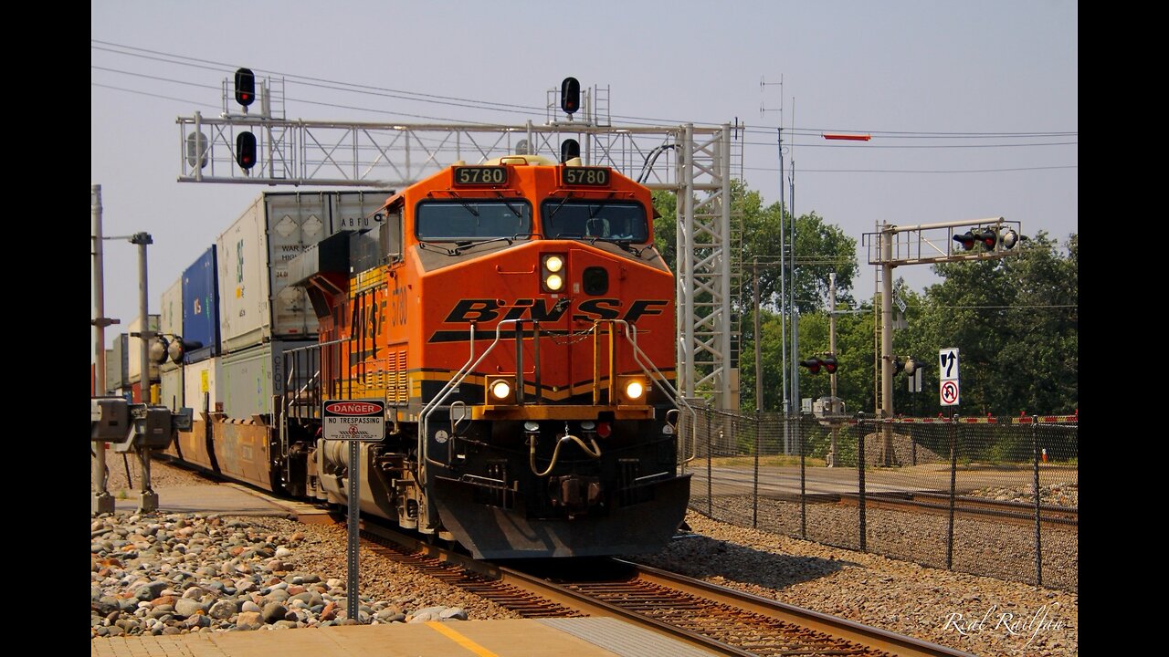 Black Hawk and Two Locations with Two Different Trains - Staples Subdivision