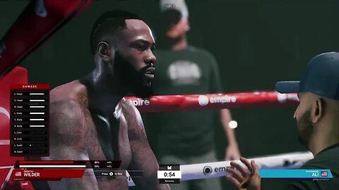 Undisputed Online Gameplay Deontay Wilder vs Muhammed Ali (Watch Round 12)