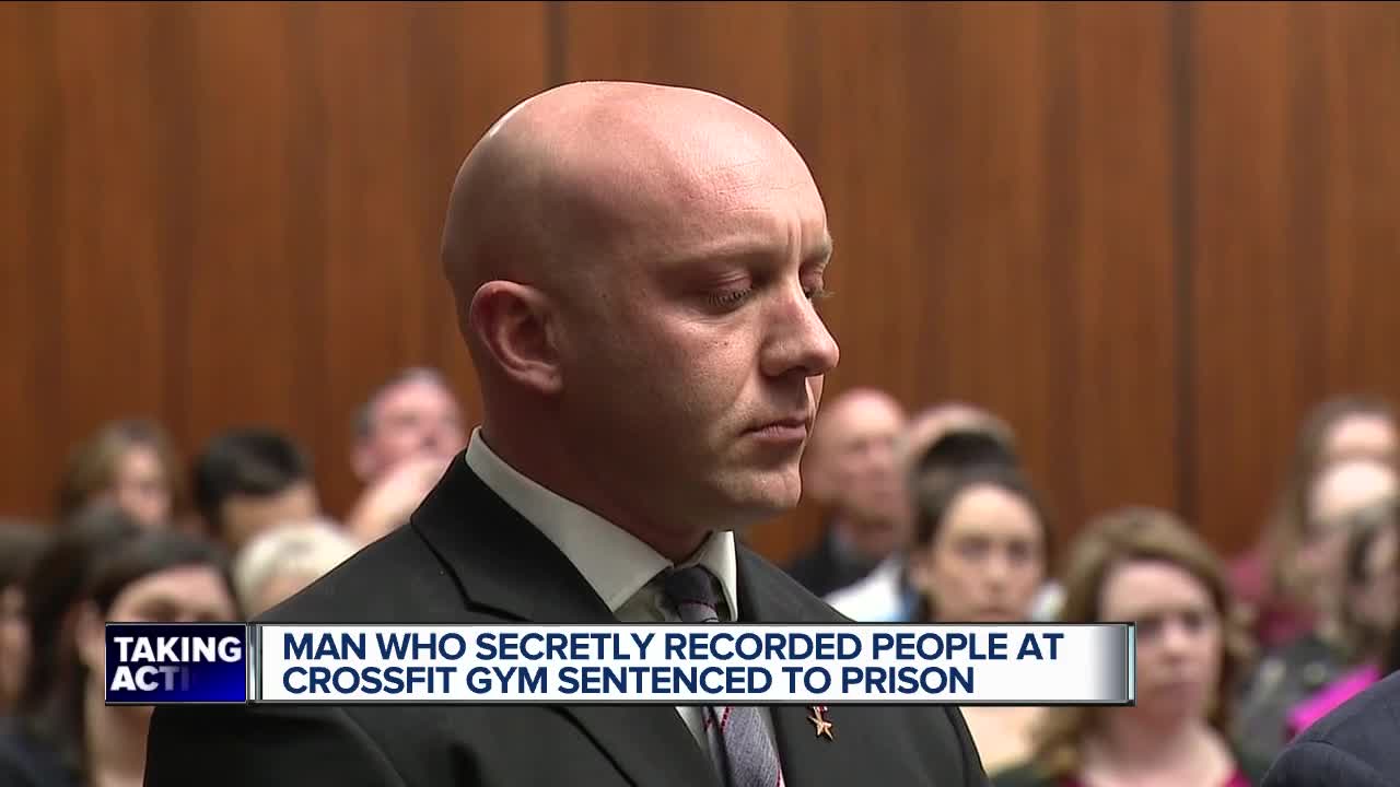 Man accused of illegally videotaping changing room at CrossFit gym in Clinton Township sentenced to 3 to 20 years