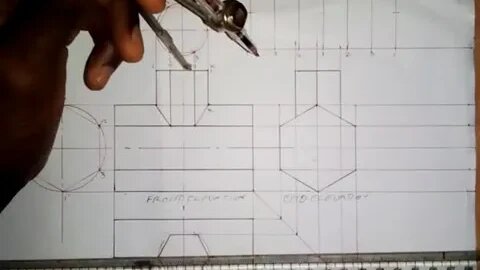 WASSCE 2022 Question 1 - Surface Development of Prism A