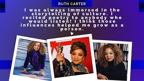 The BEST Interview Given by Ruth Carter