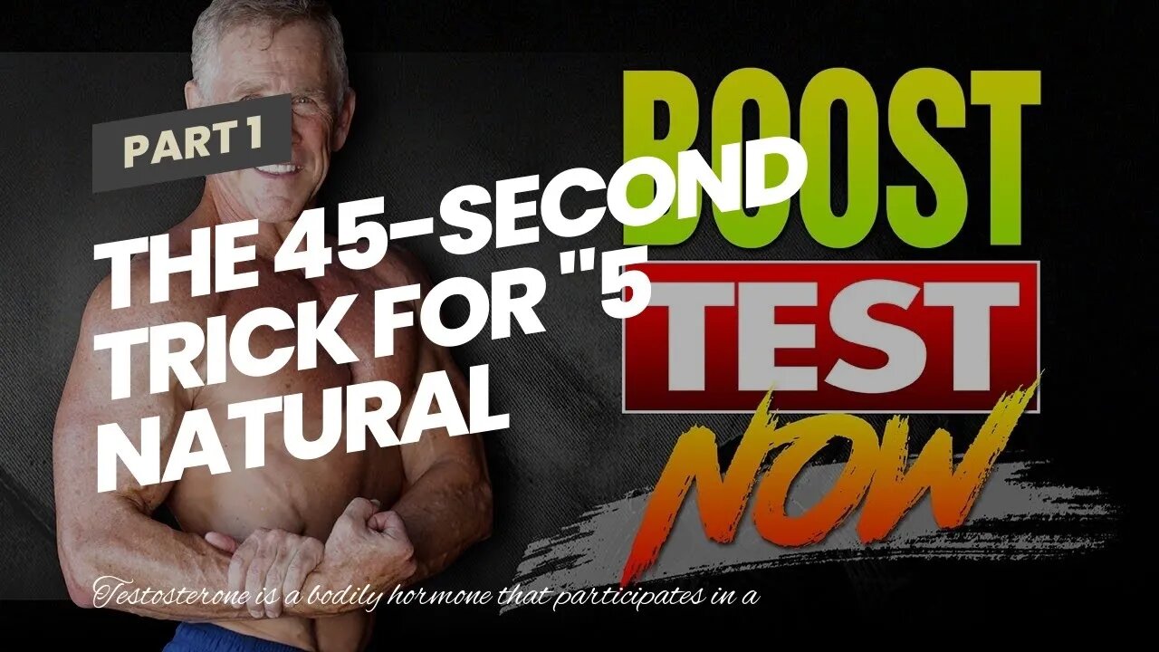 The 45-Second Trick For "5 Natural Testosterone Boosters to Increase Muscle Mass"