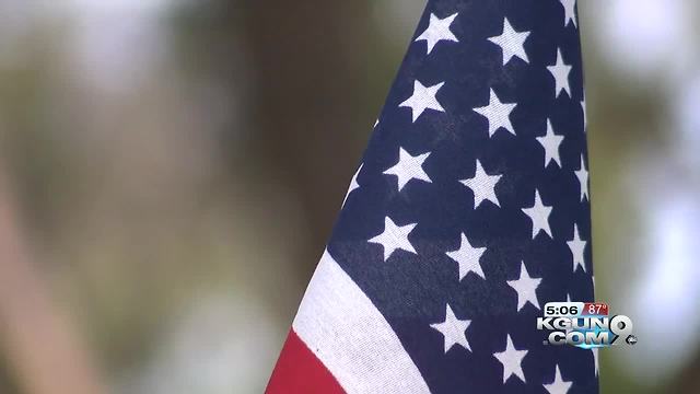 American flags honor fallen veterans on Memorial Day weekend