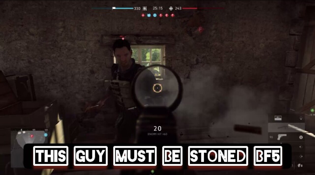 This guy must be stoned — Battlefield 5