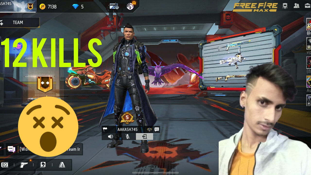 12 kills action full free fire gaming classic 2math 2bhomiya 12kills new gaming video total gaming