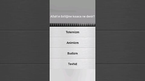 #yarışma #bilgi İSLÂMÎ BİLGİ YARIŞMASI