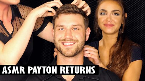 ASMR 😱 OMG Payton Returns!! Double Pampering, Ultra Relaxing Scalp Massage 💕