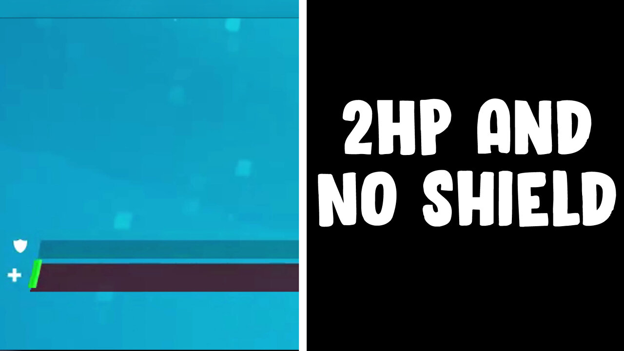 2HP And No Shield #Shorts #Fortnite