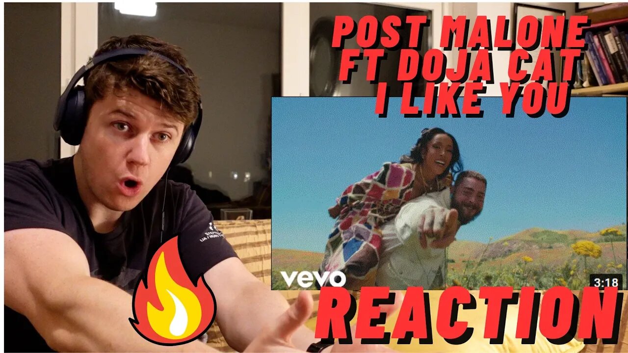 POST MALONE FT DOJA CAT - I LIKE YOU - HAPPIEST SONG ((IRISH REACTION!!))