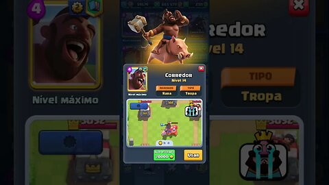 CORREDOR NÍVEL MÁXIMO - CLASH ROYALE #game #clashroyale
