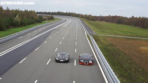 World's BEST flyby with Bugatti, Koenigsegg, Nissan and Porsche [60p]