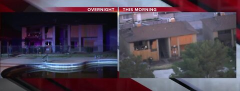 Apartment fire near Mountain Vista, Vegas Valley