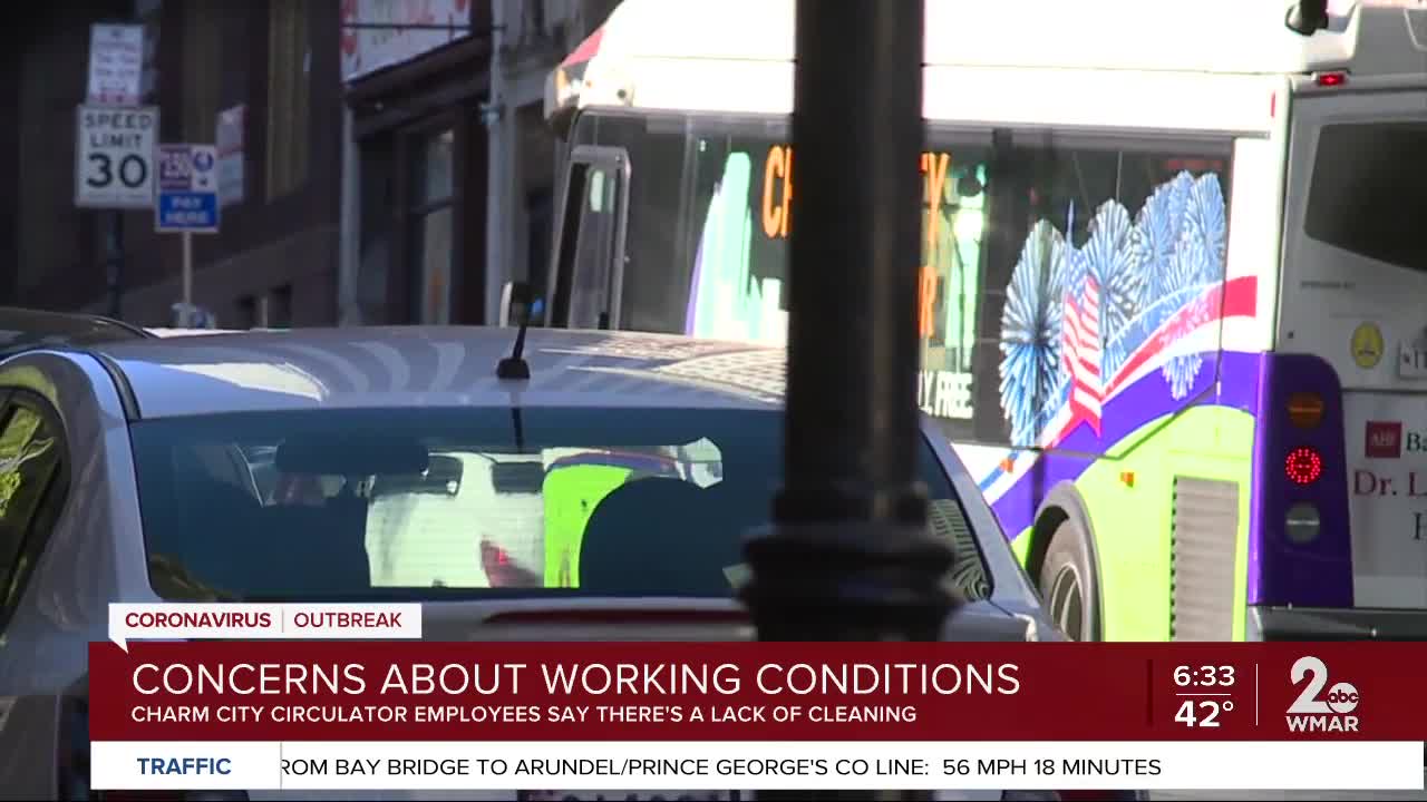 Charm City Circulator employees concerned over working conditions amid pandemic