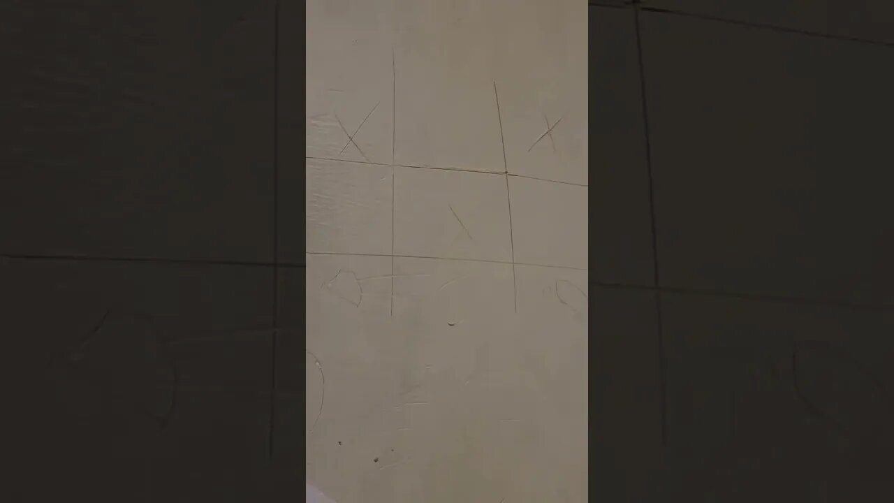 bro really played tik tac toe in the bathroom #shorts
