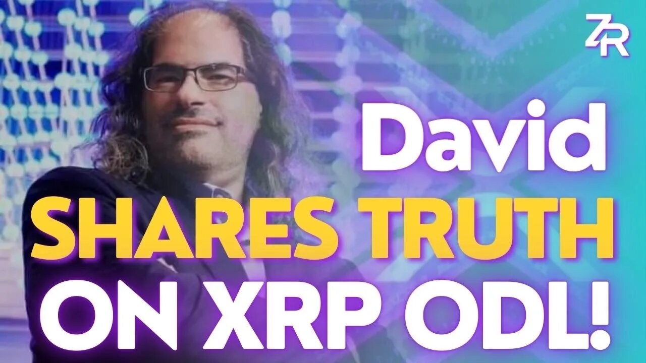 David Schwartz Shares Truth on XRP ODL!